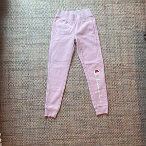 women’s pink Champion sweatpants size : xs